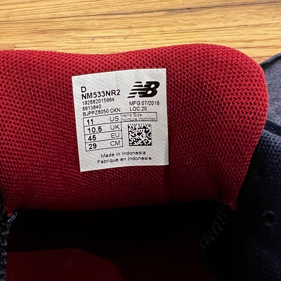 Men’s New Balance 533v2 Navy Sneakers Size 11 Width D NM533NR2 - Picture 5 of 5